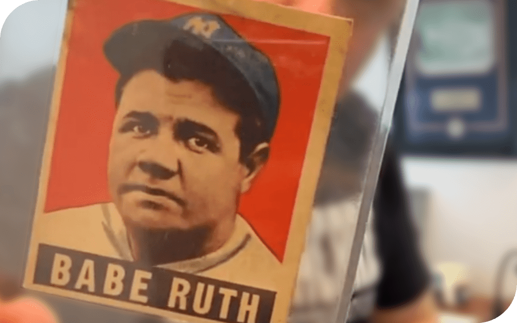 image of 1948 leaf babe ruth trading card